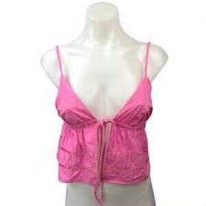 Zara Pink Strappy Top